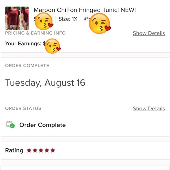 Black Chiffon Fringed Blouse! NEW! - Picture 5 of 7